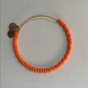 NWOT Alex and Ani Orange and Gold bracelet